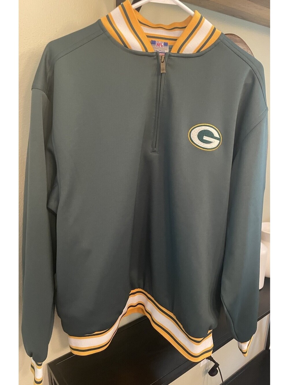 VTG Y2K NFL Team Apparel Green Bay Packers Reebok Track jacket Men’s Medium